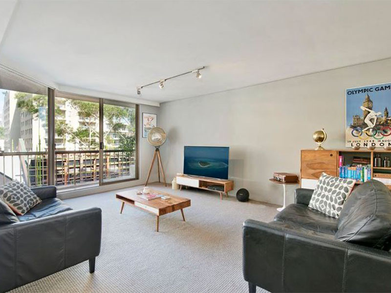 Home Buyer in Woolloomooloo, Sydney - Living Room