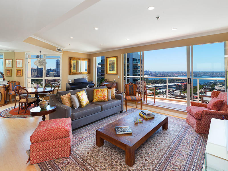 Home Buyer in Rushcutter Bay, Sydney - Living Room