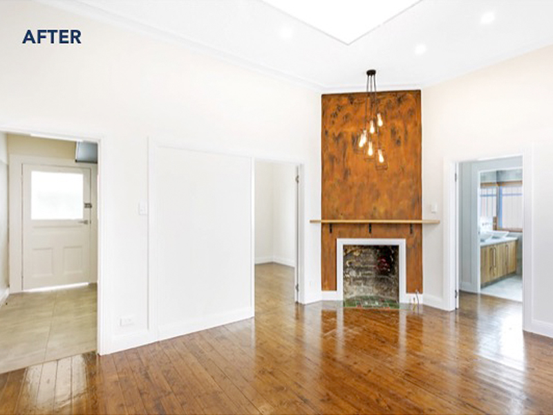 Home Buyer in Wisbeach Balmain, Sydney - Living Room After