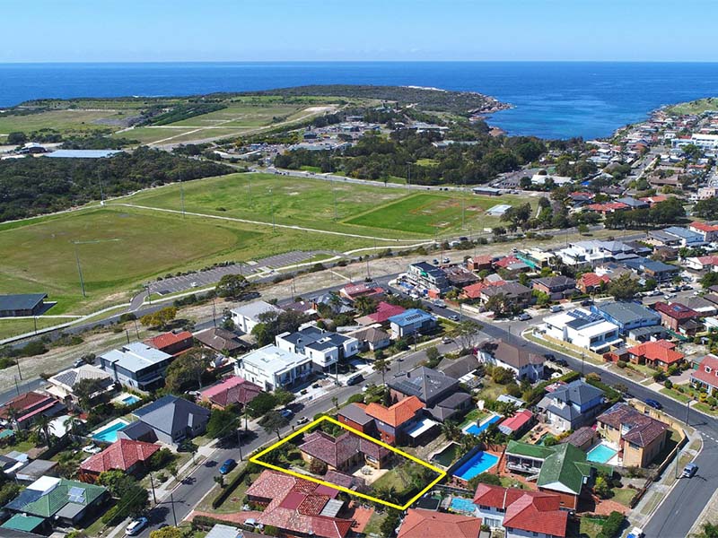 eastern suburbs beachside family home-arial